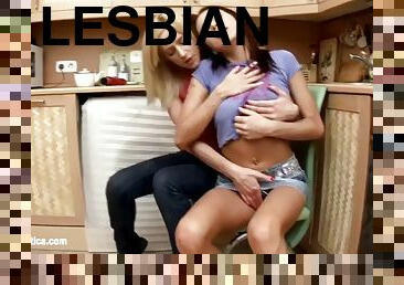 lesbisk, tonåring, rödhårig