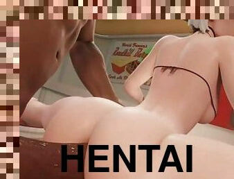 røv, store-patter, japans, røv-booty, hentai, patter, hvid