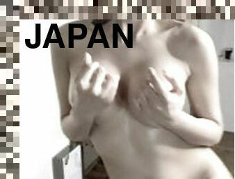 asiático, tetas-grandes, masturbación, orgasmo, coño-pussy, squirting, adolescente, japonés, masaje, corrida