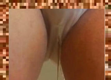 culo, bañando, masturbación, meando, amateur, adolescente, regordeta, regordeta-chubby, bragas, fantasía