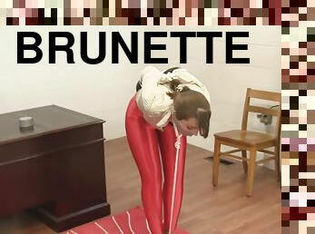 Liz Bondage Red Spandex Pants