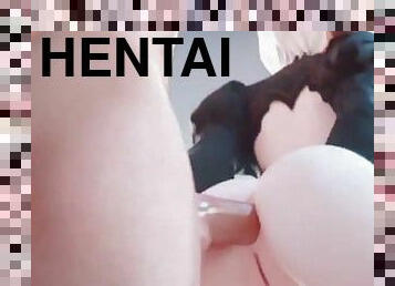 payudara-besar, anal, jepang, barang-rampasan, jenis-pornografi-animasi, payudara, putih