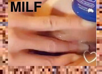 masturbation, fitta-pussy, amatör, milf, pov, ensam, vått, införande