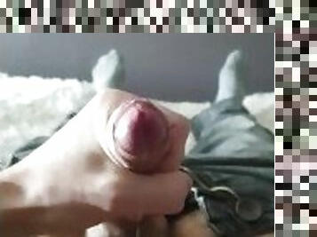 jerk off dick before work