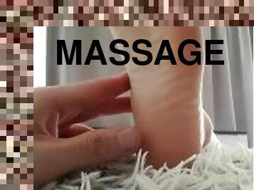 dilettant, babe, massage, füße, fetisch