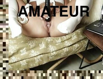 masturbación, orgasmo, coño-pussy, amateur, lesbiana, pareja, a-solas, húmedo