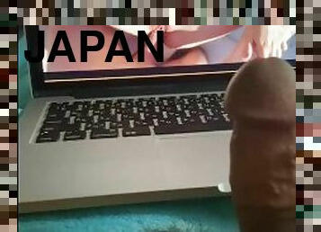 mastrubacija, amaterski, velik-penis, japonka, drkanje, solo, realnost, kurac