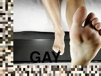gay, picioare, fetish, solo, varfuri