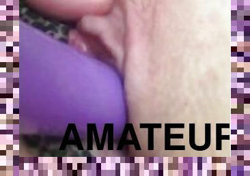 masturbation, fitta-pussy, amatör, brudar, leksak, blond, webbkamera, tight, ensam, vått