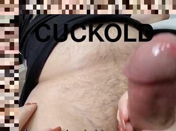 Cuckoldress makes you suck dick