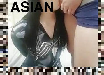 asiatisk, masturbation, shemale, bdsm, ladyboy, dominans