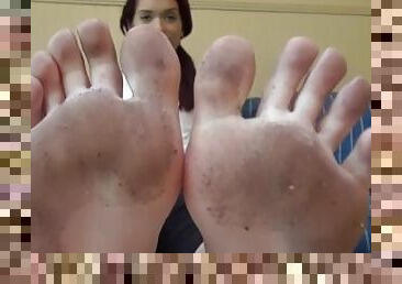 Maria Marley's Big Dirty Feet In Your Face