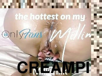 Anal creampie……