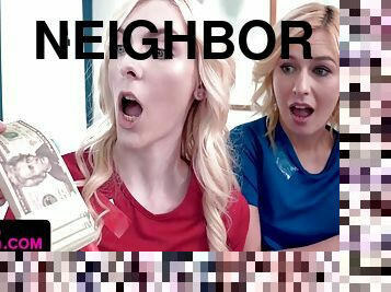 Nikki Woods, Cody Carter And Minxx Marley - Pretty Girls In Soccer Outfits Pay Their Debt To Neighbor