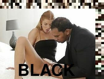 VIP4K. Black man arrives from airport to fuck his white girlfriend