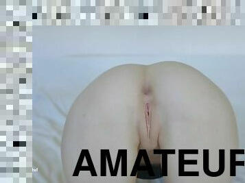 amateur, anal, fetichista, a-solas, húmedo