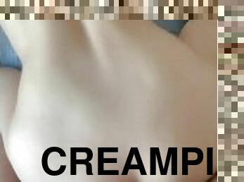 doggy-style, fru, amatör, anal, brudar, tonåring, hardcore, hemmagjord, creampie, par