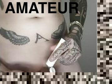 amatör, cumshot, gay, avrunkning, webbkamera, piercad, ensam, twink, tatuering, kuk