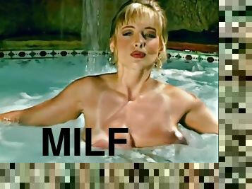 storatuttar, hårig, milf, vintage, blond, ensam