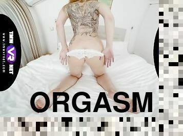 mastrubacija, orgazem, babe, fingering, blond, perilo, naravno, drobcena, solo, obrita