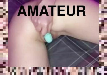 masturbation, amatör, leksak, ensam