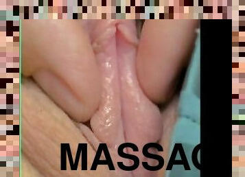 masturbieren, muschi, dilettant, babe, massage, paar, gesichtspunkt, beule, nass