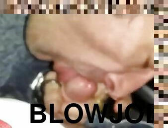 Blowjob in a car