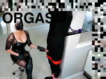 asiático, orgasmo, paja, sadomasoquismo, bondage, leche, dominación-femenina