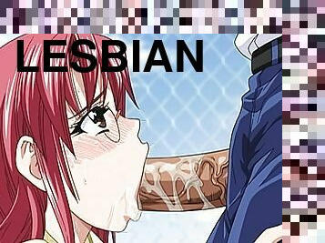 Lesbian teacher mouthful full of cum - Uncensored Hentai Anime