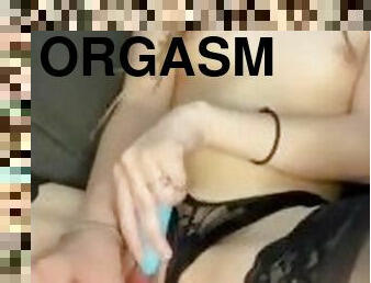 Intense orgasm using my toys makes me all shaky