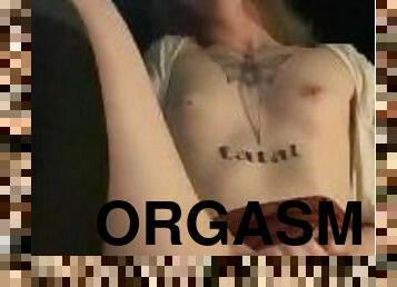 storatuttar, masturbation, orgasm, fitta-pussy, tonåring, hardcore, bil, slyna, ensam, brunett