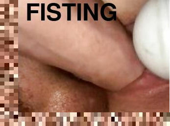 fisting, gigantisk, masturbation, orgasm, fitta-pussy, anal, hardcore, avrunkning, massage, juckande