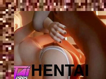 cuatro-patas, monstruo, babes, culo-sexy, medias, rubia, hentai