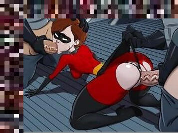 The Incredibles Parody Anal xxx Cartoon Compilation - Cheating Wife Caught