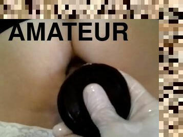 Enorme dilatazione anale dildo nero