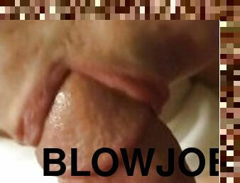 Sensual head sucking blowjob