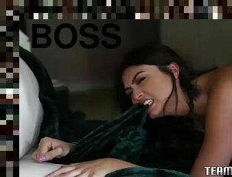 Bossy girl kylie sinner welcomes nerds cock with her butthole