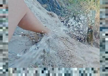 masturbation, en-plein-air, pisser, public, chatte-pussy, amateur, cam, plage, espion, voyeur