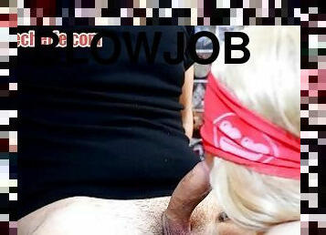 blowjob-seks-dengan-mengisap-penis, cumshot-keluarnya-sperma, remaja, deepthroat-penis-masuk-ke-tenggorokan, pasangan, menelan, berhubungan-dengan-wajah, bersetubuh