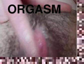 masturbation, orgasm, fitta-pussy, amatör, brudar, tonåring, creampie, fingerknull, ensam, vått