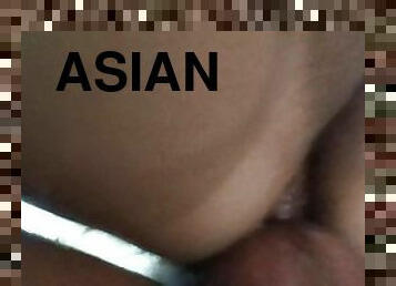 asiatisk, fru, amatör, anal, hardcore, creampie, dubbel, fetisch, filipinsk, penetrering