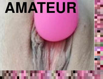 masturbação, orgasmo, cona-pussy, amador, mulher-madura, brinquedo, loira, belíssimo, molhado