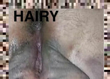 fet, hårig, masturbation, fitta-pussy, amatör, leksak, bbw, ensam, vått