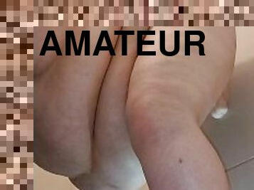 grosse, énorme, masturbation, amateur, jouet, belle-femme-ronde, pute, gode, solo