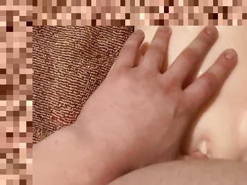 masturbation, amateur, ejaculation-sur-le-corps, jouet, solo, poupée