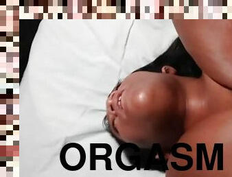 Creamy ass shots wit shaking orgasm