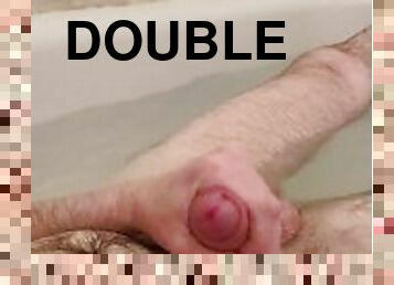 Bathtub edging until i cum