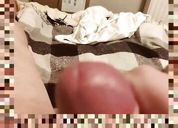 masturbation, amateur, ejaculation-sur-le-corps, branlette, secousses, ejaculation, sperme, solo, gros-plan, bite