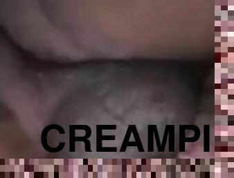 far, fisse-pussy, amatør, kæmpestor-pik, hardcore, creampie, sort, sperm, italiensk, farmand