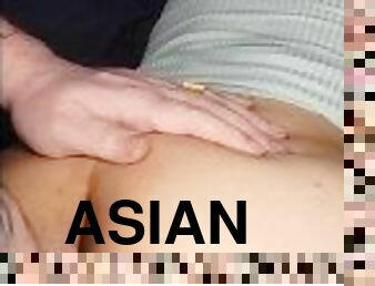 asien, groß-titten, papa, schüler, anal-sex, zwischen-den-rennen, junge, schwer, creampie, chinesin